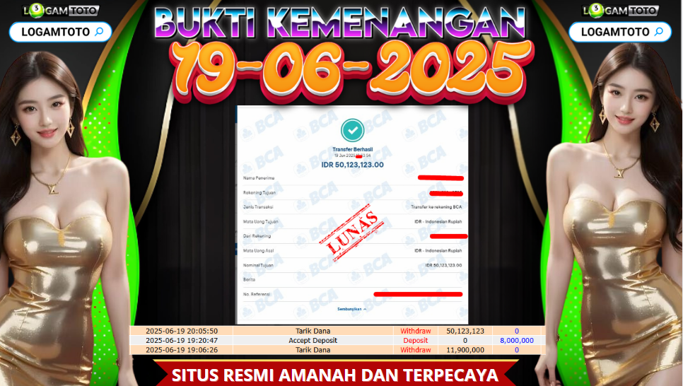 SELAMAT KEPADA MEMBER SETIA LOGAMTOTO BERHASIL JACKPOT DI PERMAINAN SLOT PG SOFT MAHJONG WAYS 2